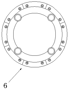 Full-symmetrical cylindrical membrane wall assembly tooling and assembly method