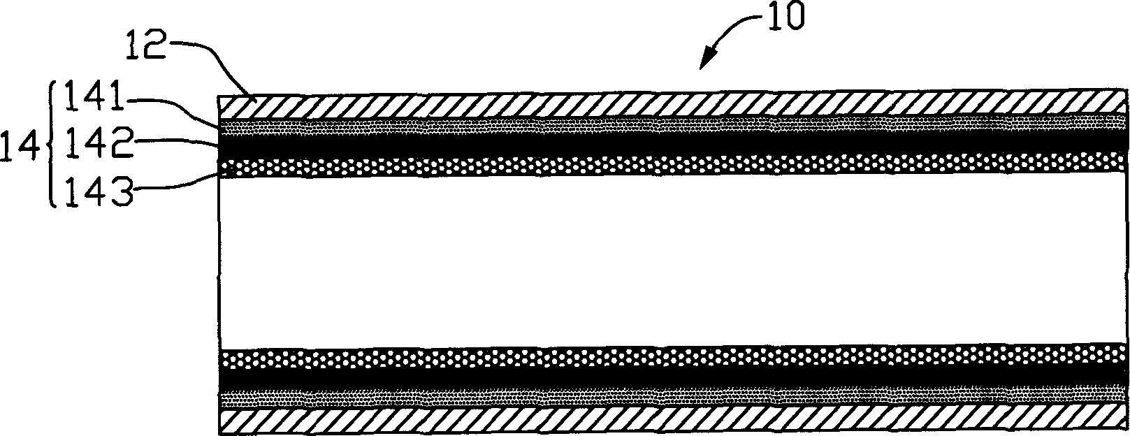 Sintered heat pipe and its manufacturing method