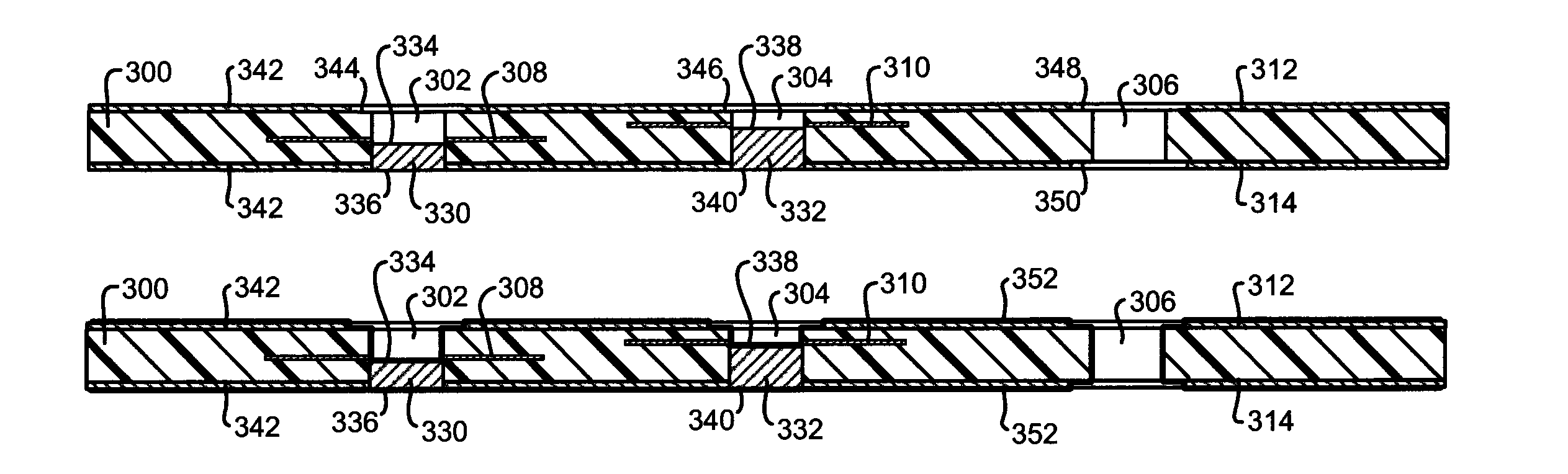 Method for via stub elimination