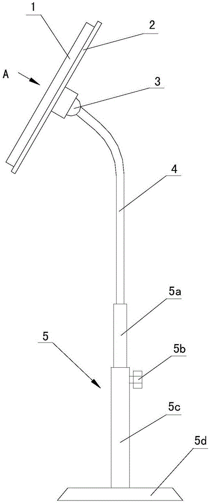 Floor type table tennis ball serving training device