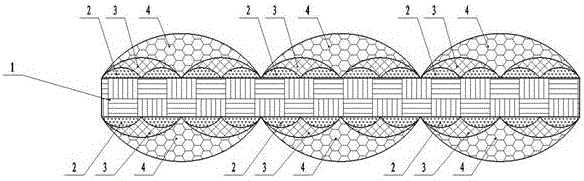 Bacteria-proof mildew-proof helmet lining buffer fabric