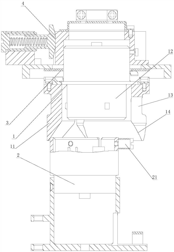 Direct-plug direct-pull type floating connector