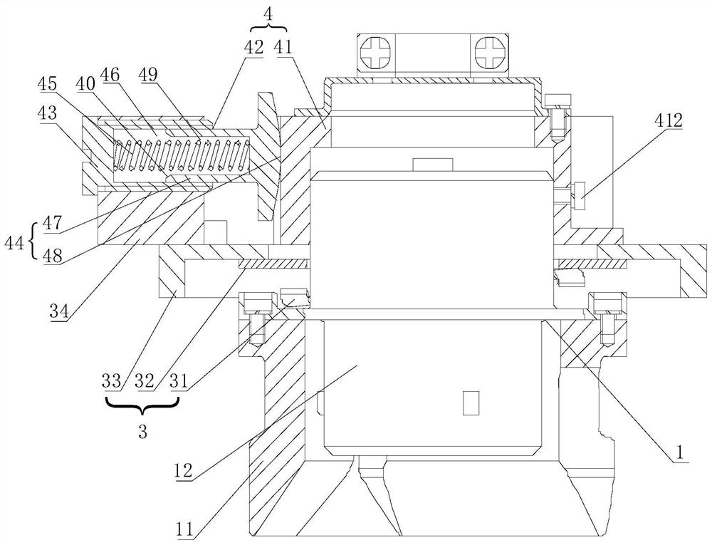 Direct-plug direct-pull type floating connector