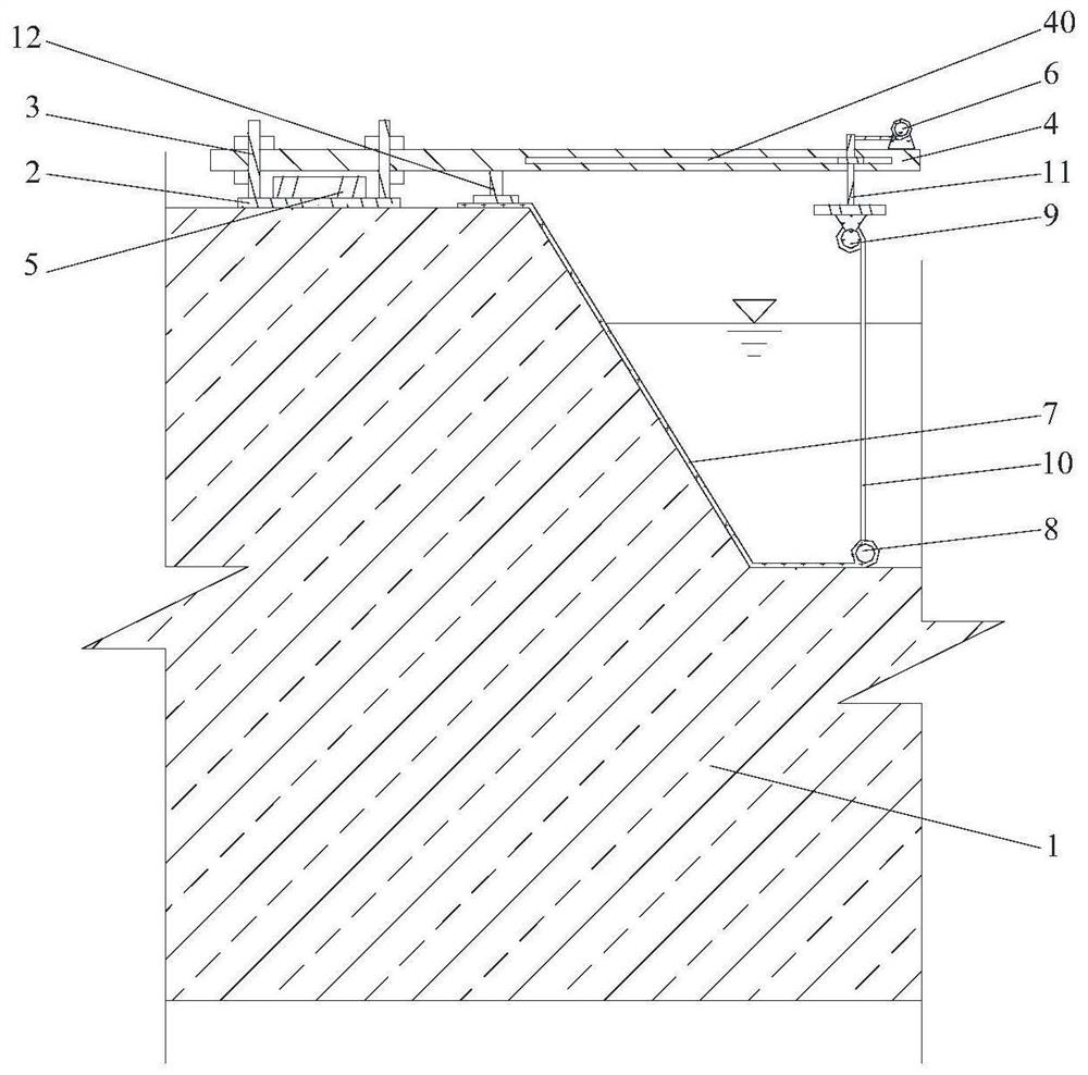 Pile foundation bearing platform river-near deep foundation pit supporting system and construction method