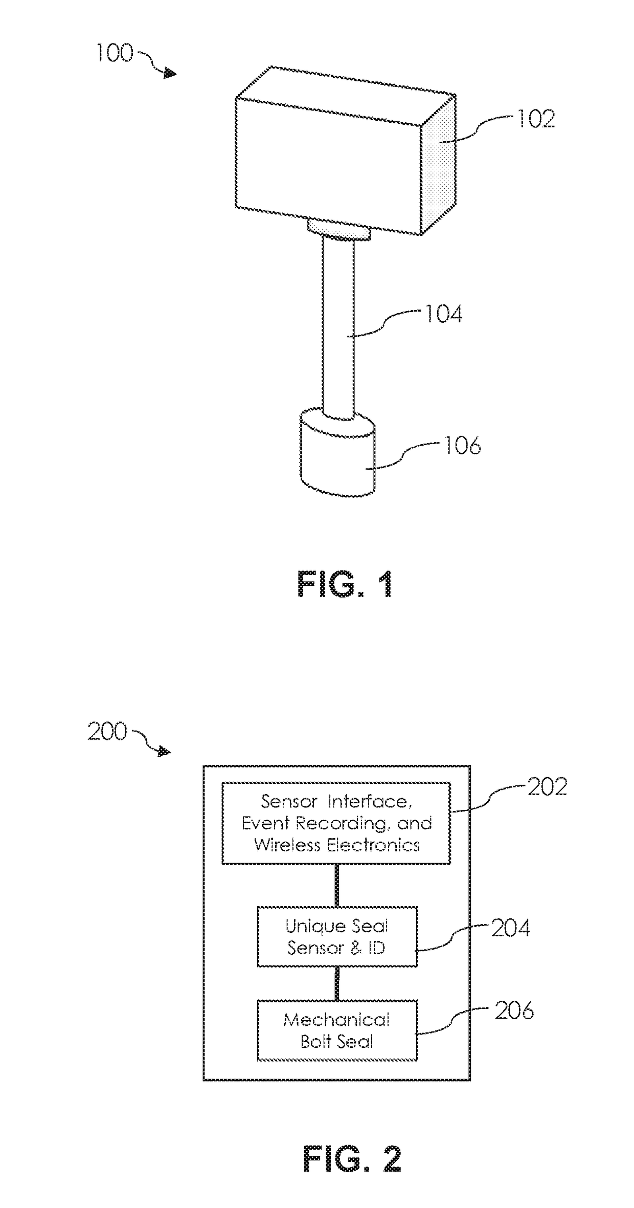 Tamper-proof electronic bolt-seal