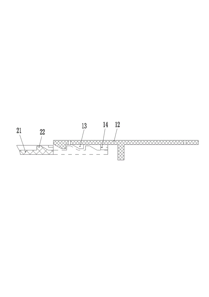 Connector with secondary separation function and plug with secondary separation function