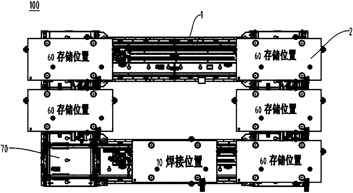 Welding tool, welding production line and welding method of vehicle