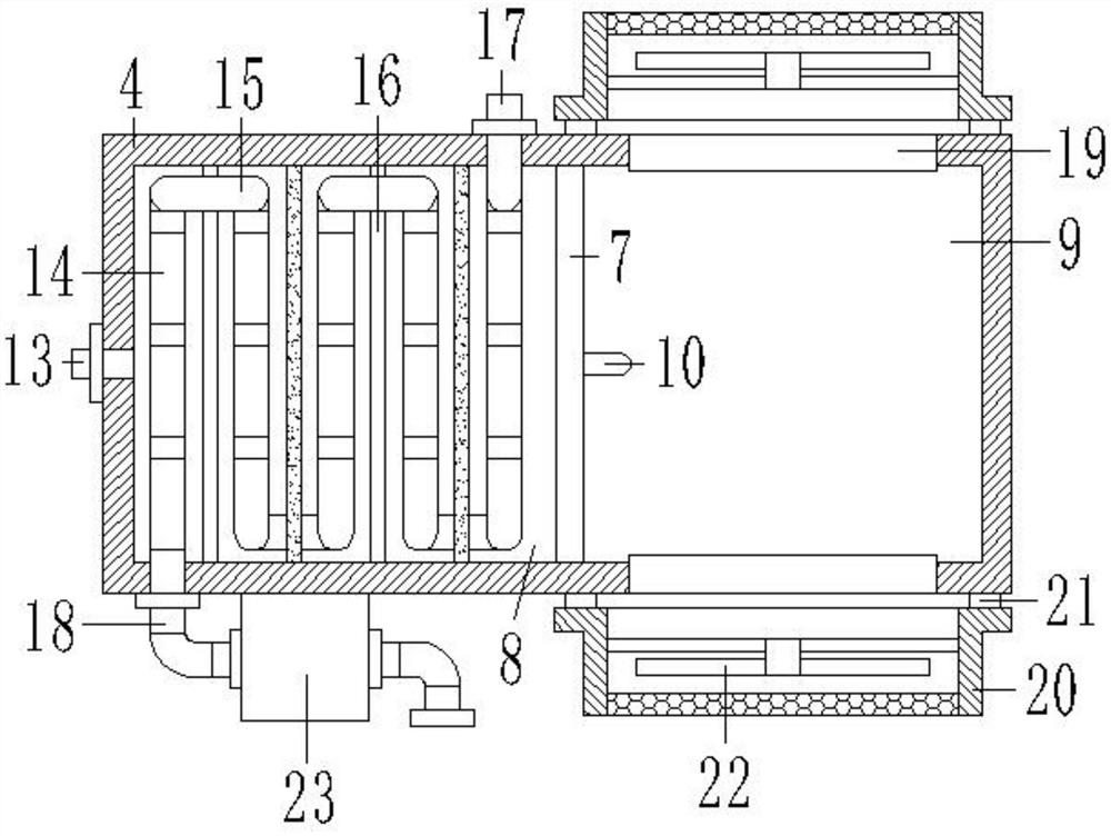 A circulation cooling system for water conservancy and hydropower projects