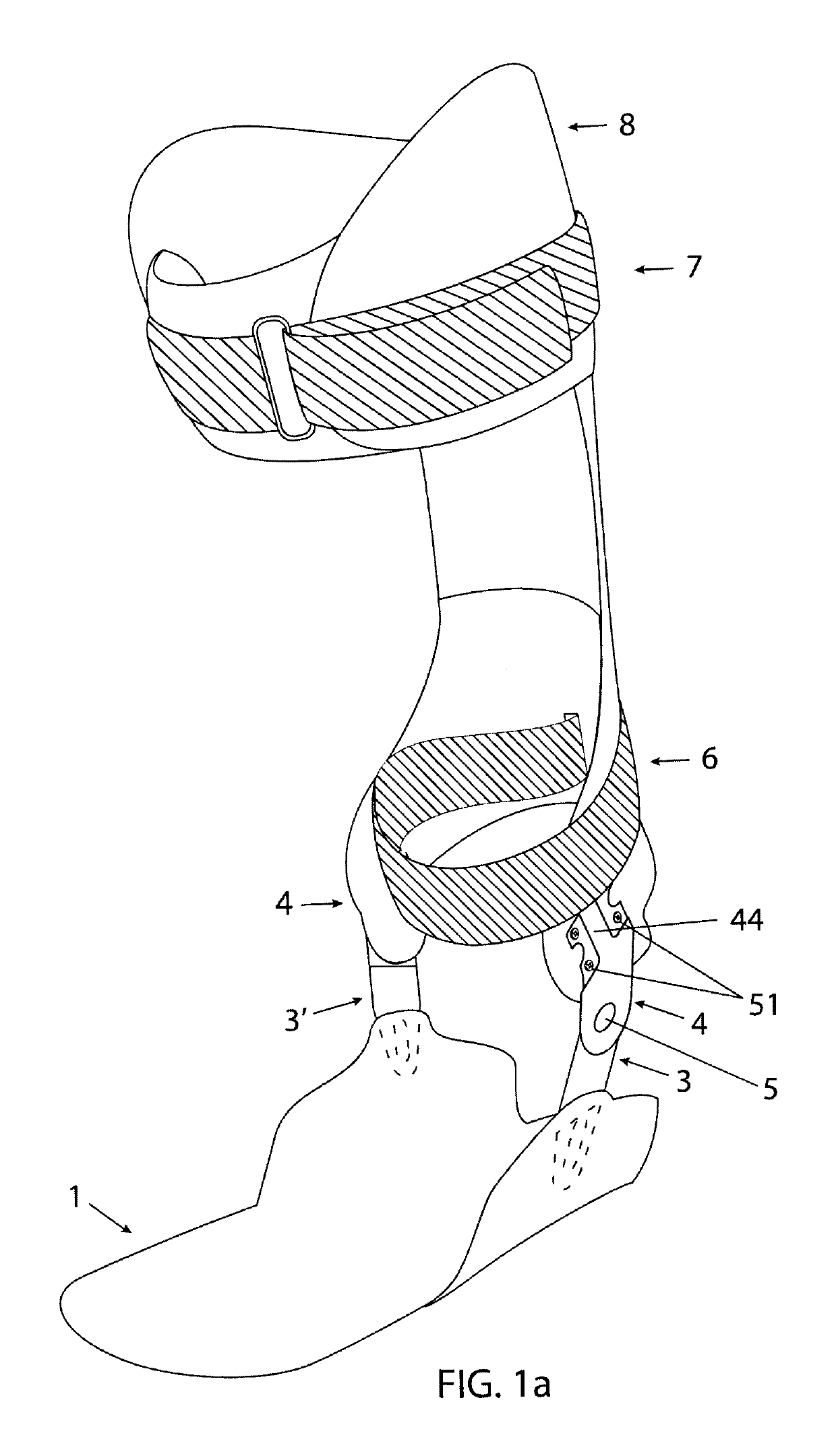 Shoe-internal brace for drop foot and similar conditions