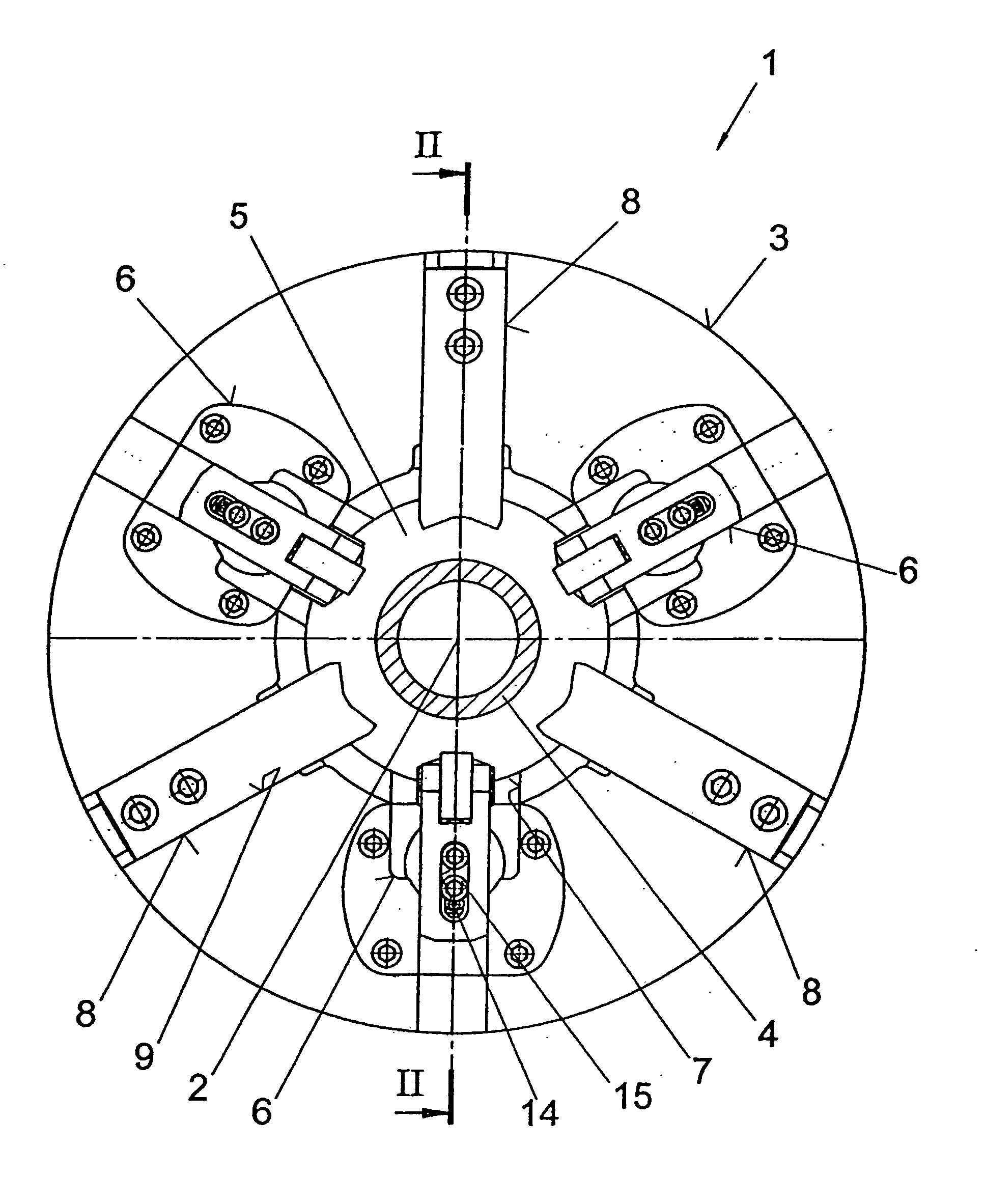 Power operated chuck