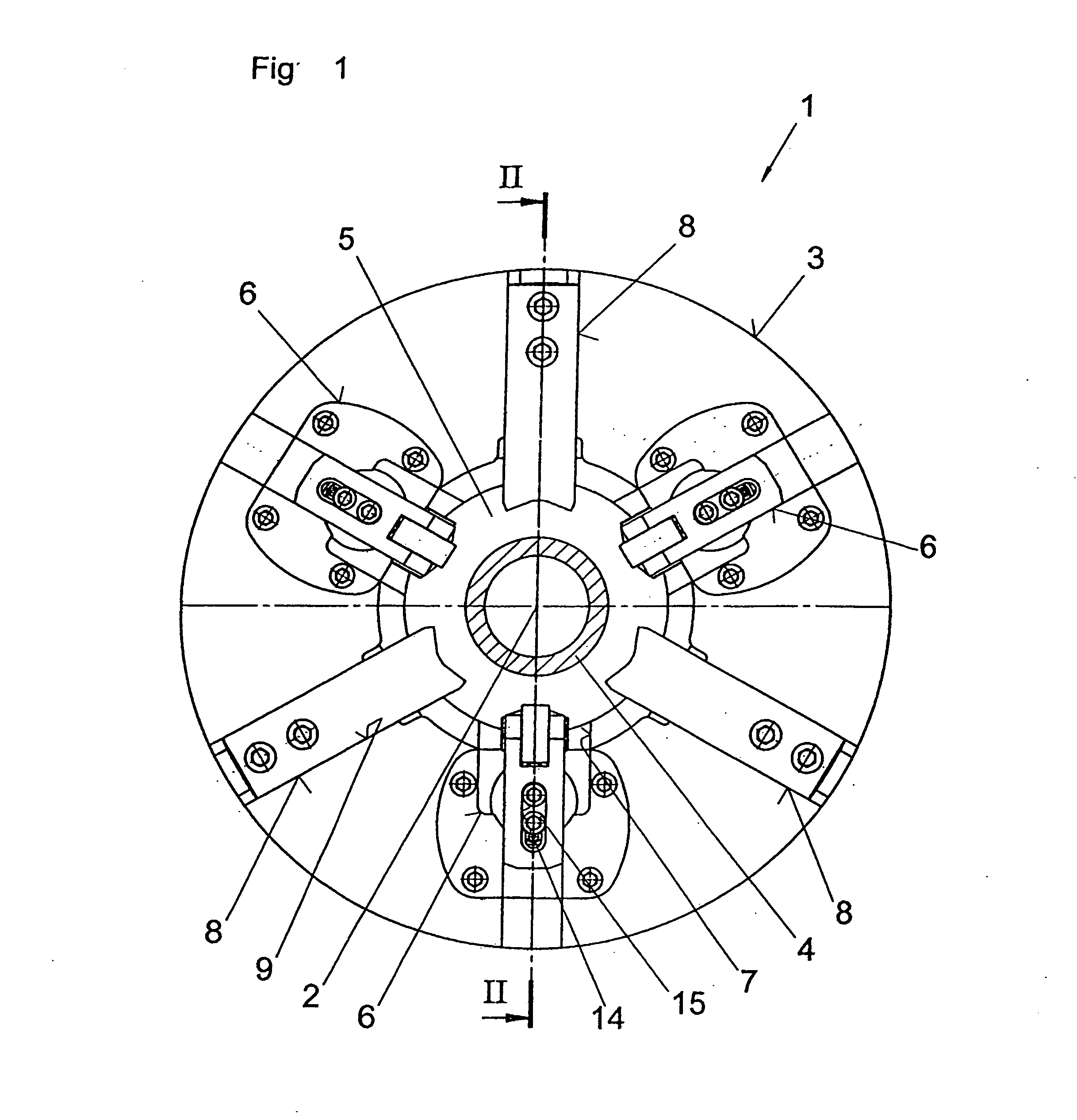 Power operated chuck