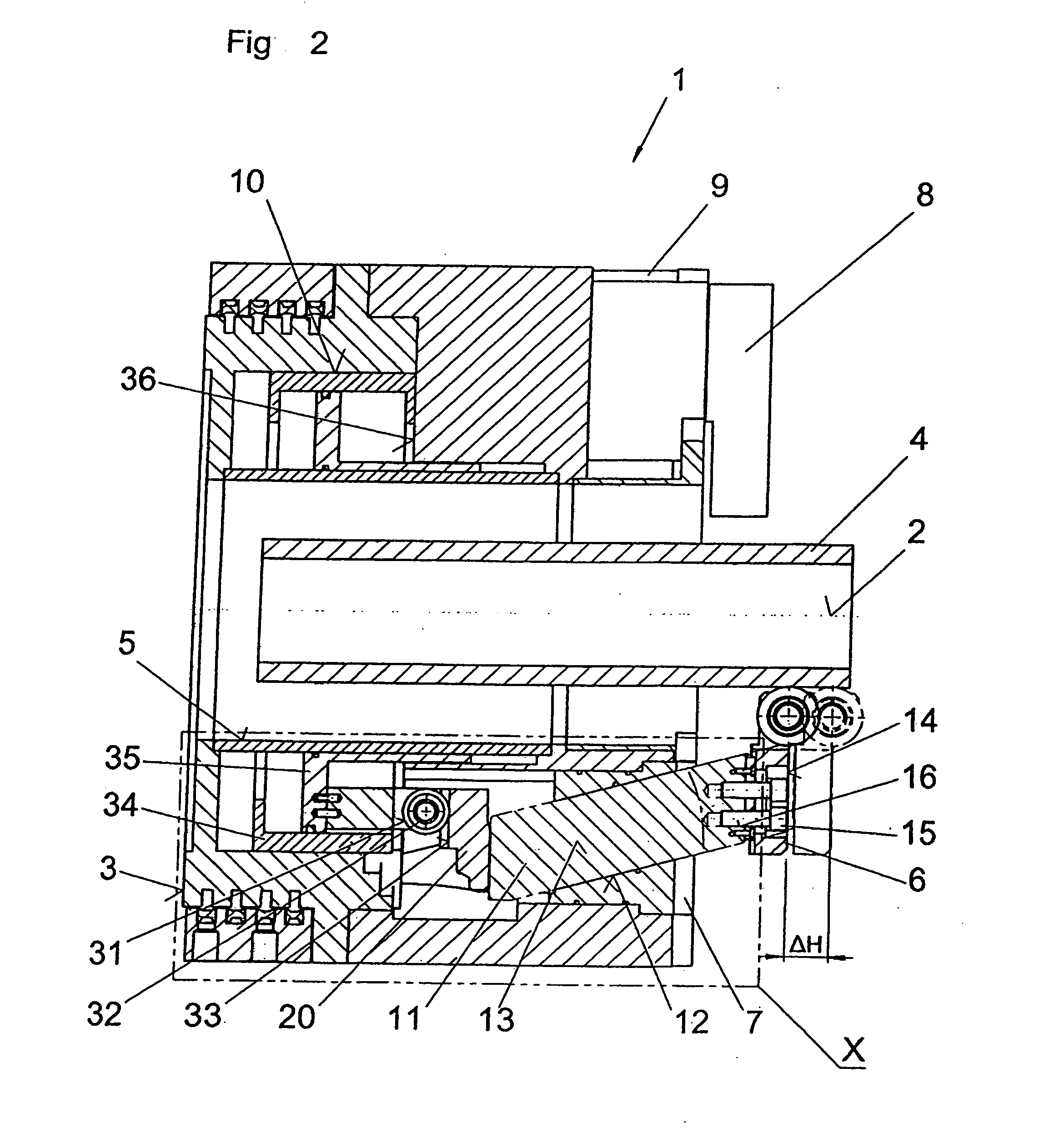 Power operated chuck