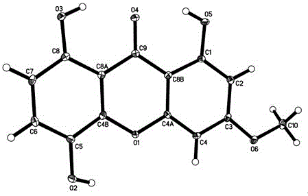 Daisy leaf gentianone single crystal and its preparation method and application