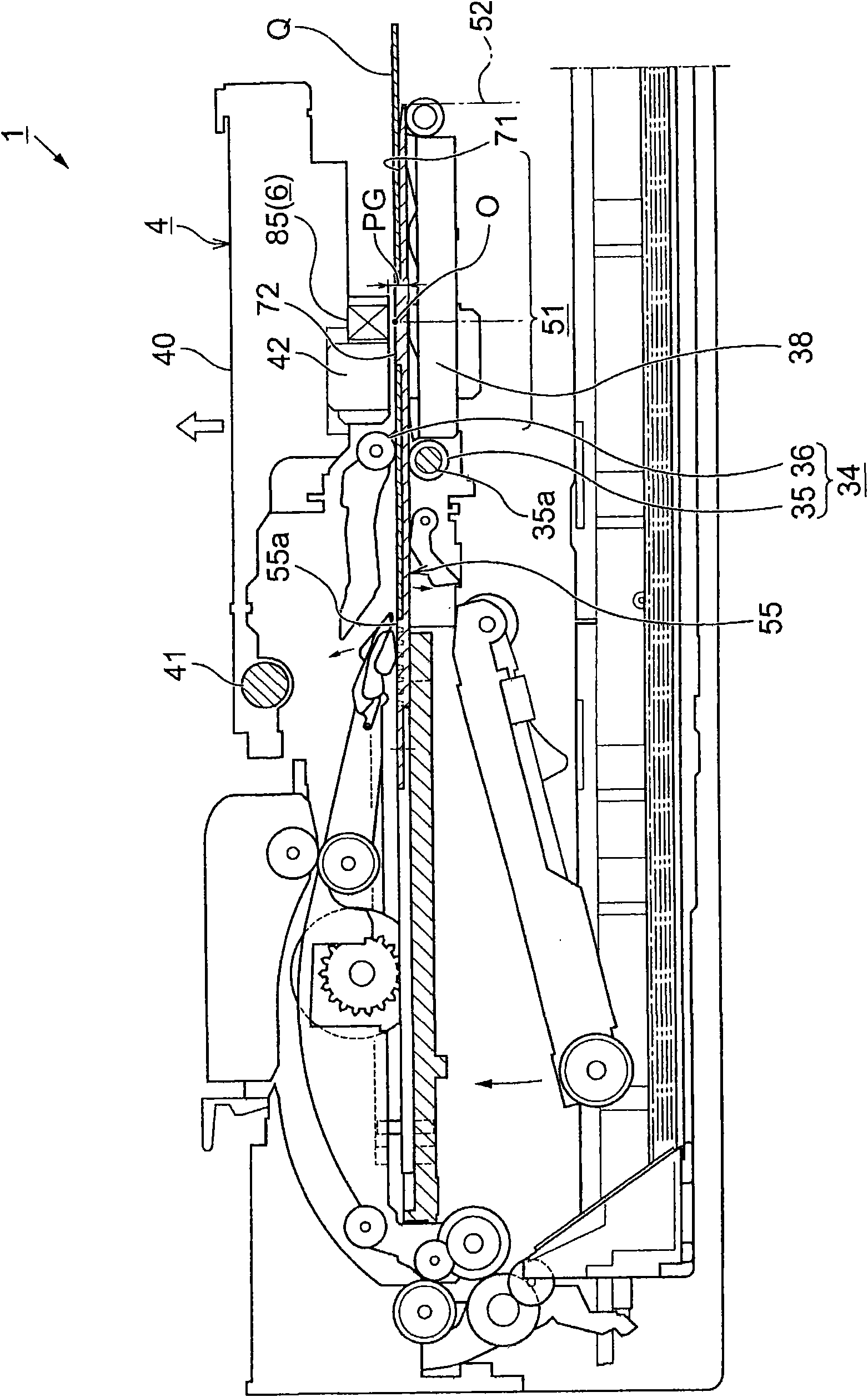 Printing medium detection system, printing medium detection method, and printing apparatus