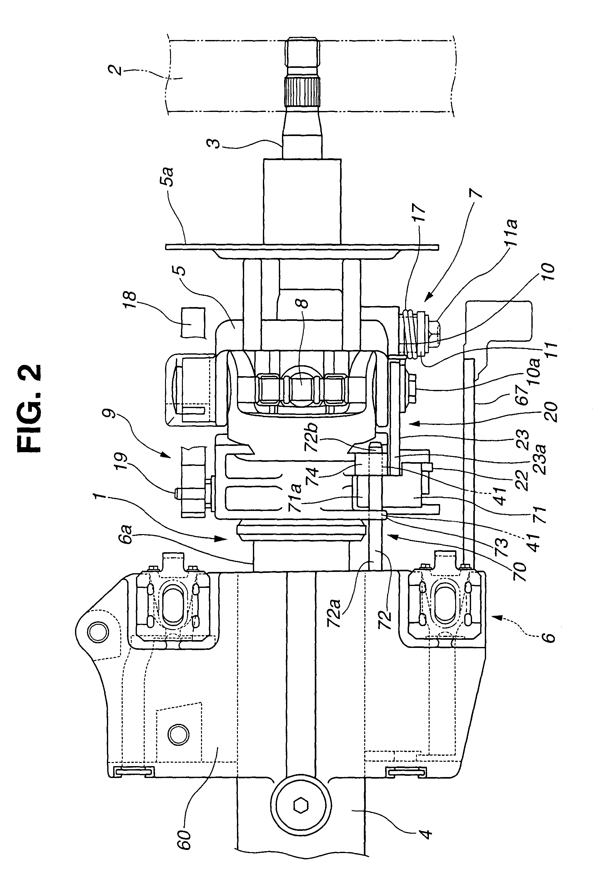 Steering system with tilt control