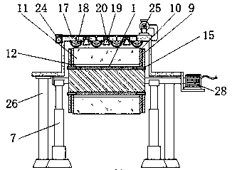 Electric automatization food conveying device convenient to convey different forms of food materials