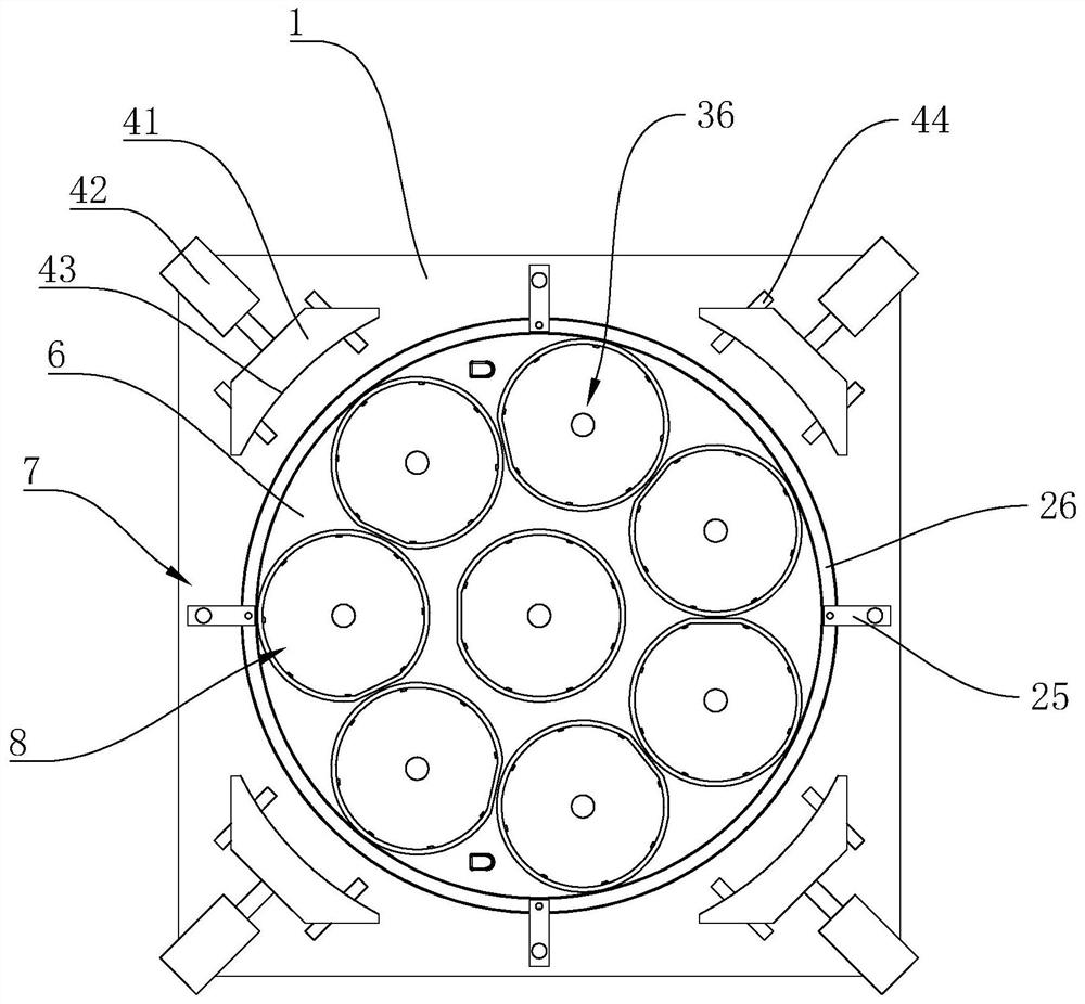 A disc clamping device