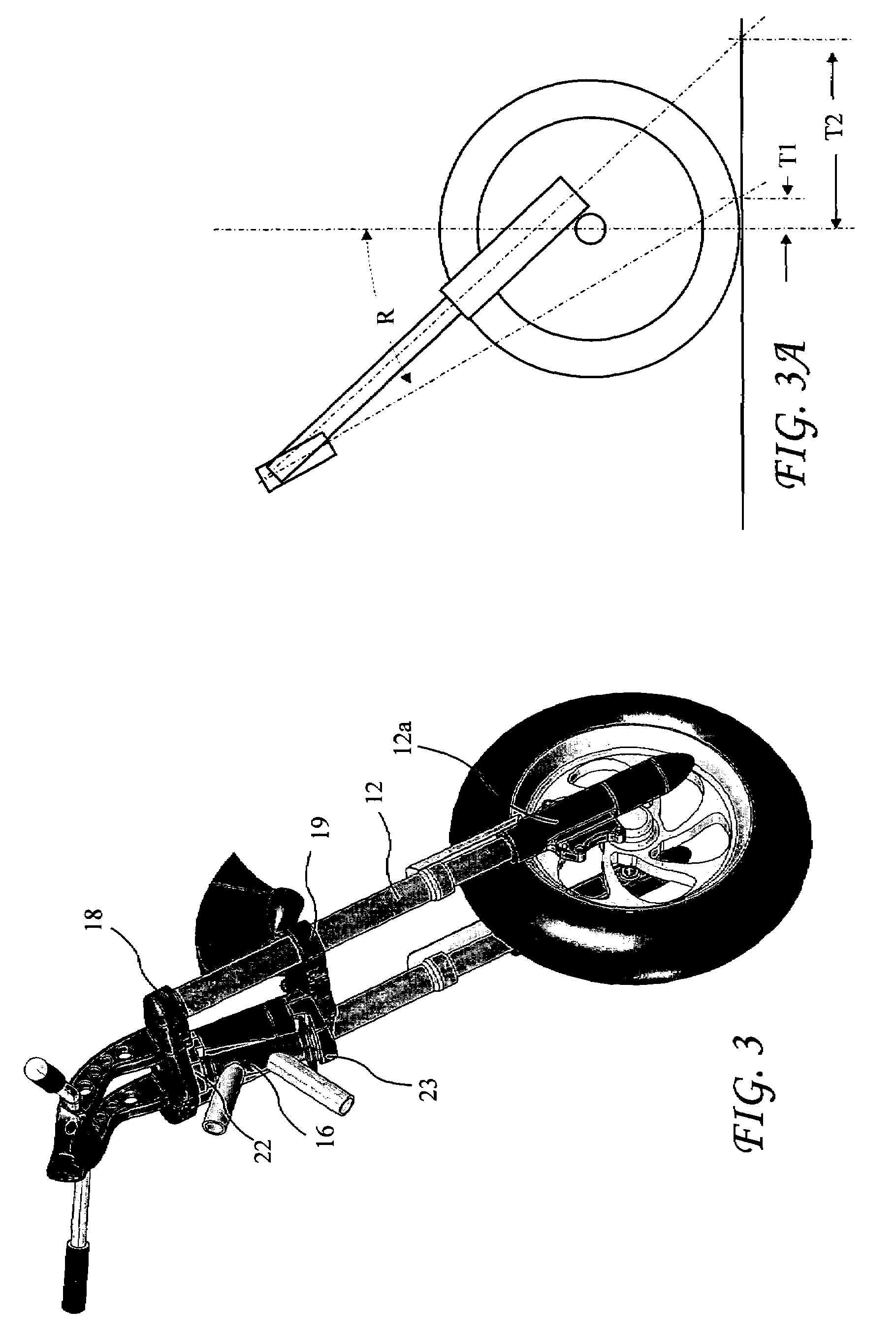 Motorcycle rake and trail adjuster