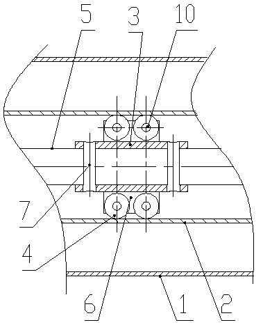 Sucker rod anti-eccentric grinding device for coal-bed gas well