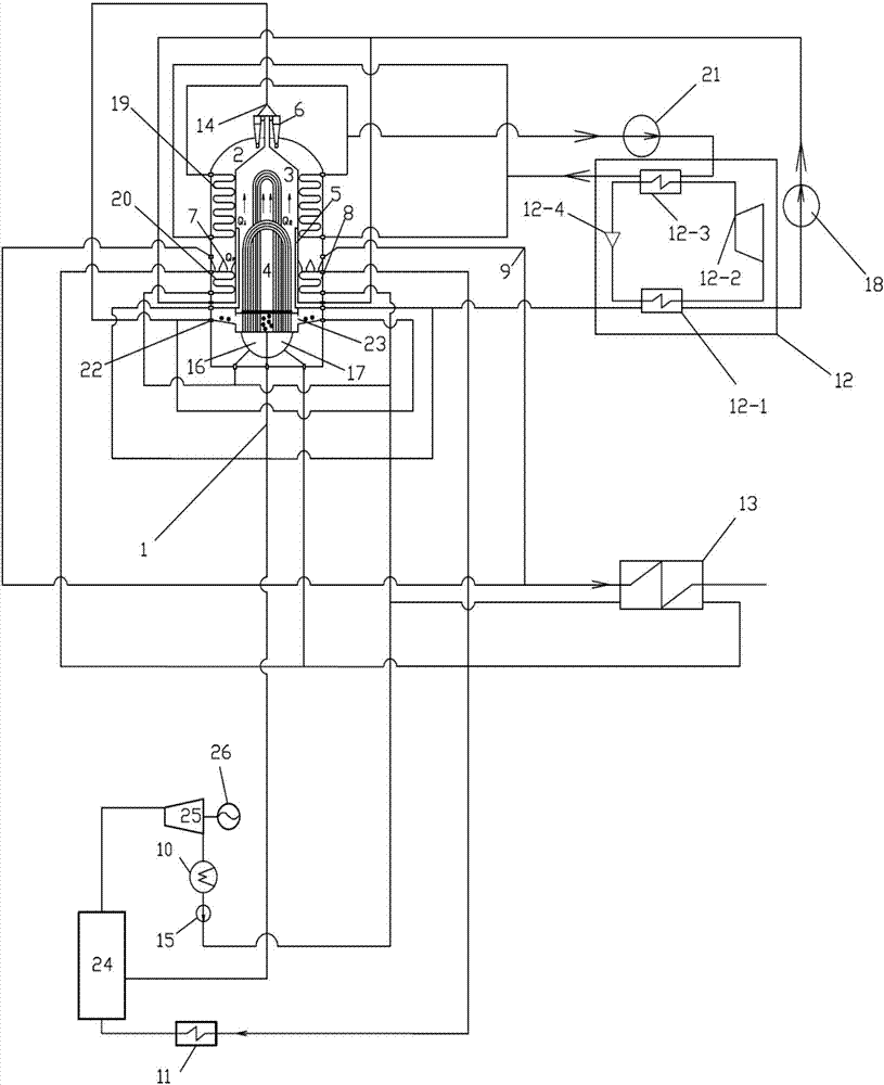 Integrated particle fluidized carbon dioxide capture method and device for power plant