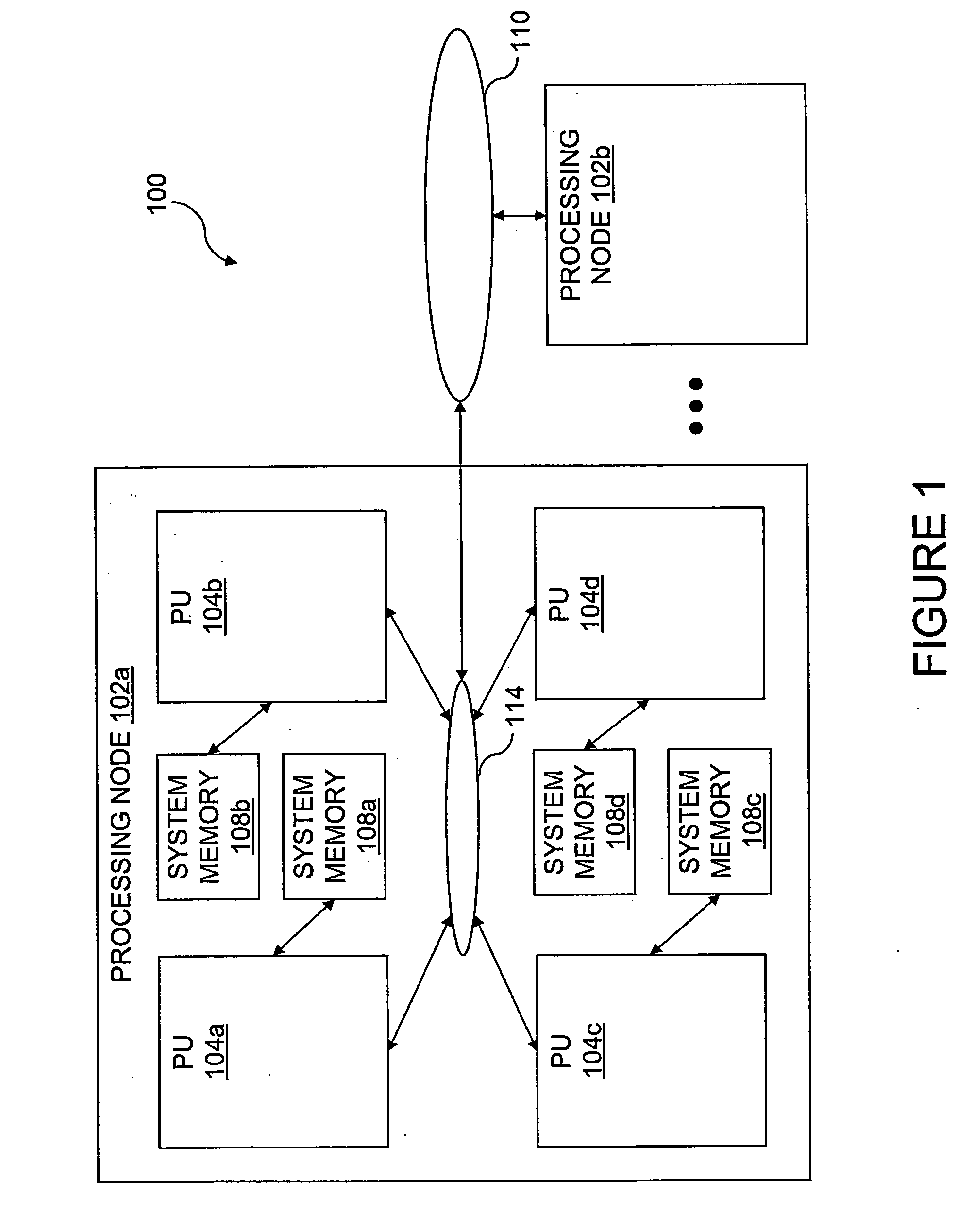 Data processing system, cache system and method for passively scrubbing a domain indication