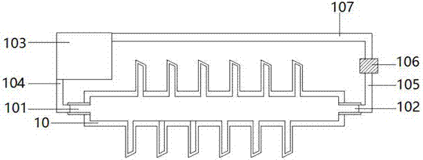 Garbage crushing and sorting treatment device for environmental protection engineering