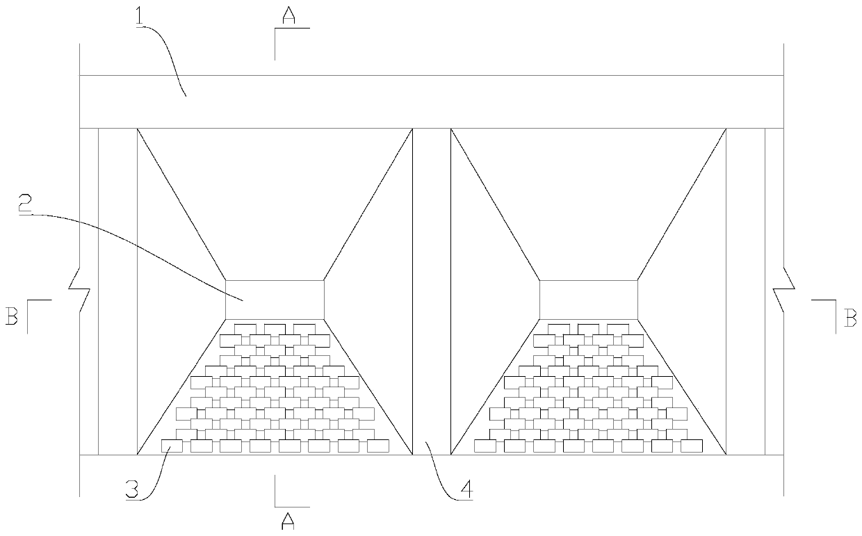 Viewing seawall with wave dissipation function and construction method thereof