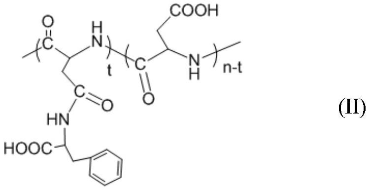 Ph-responsive polyaspartic acid grafted with hydrophobic amino acid and preparation method thereof