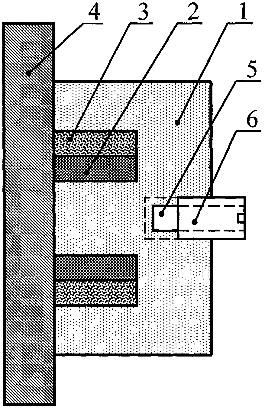 Electromagnetic detection method for metal flaw