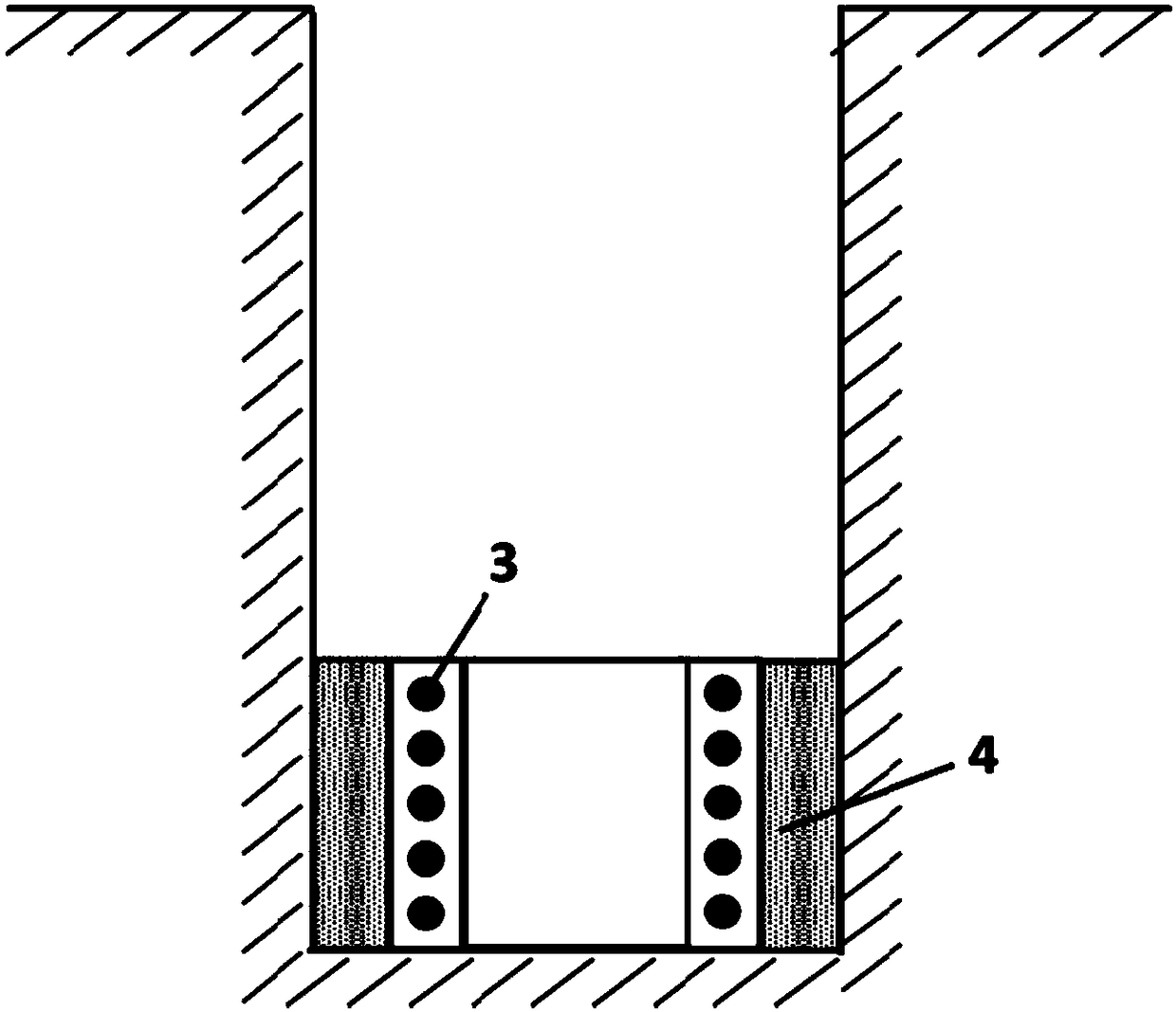 Pile foundation punching device and method