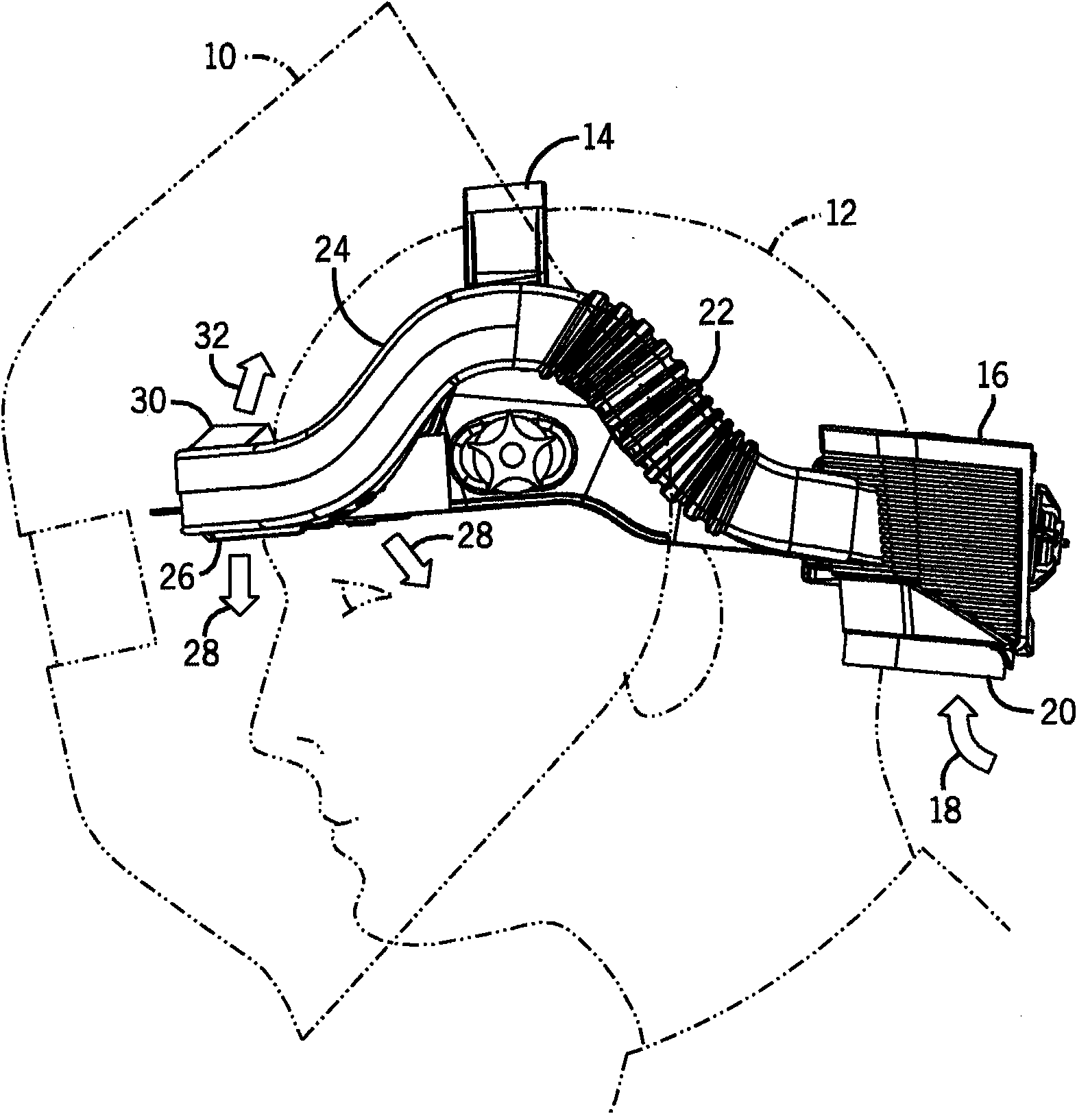 Airflow headgear for a welding helmet