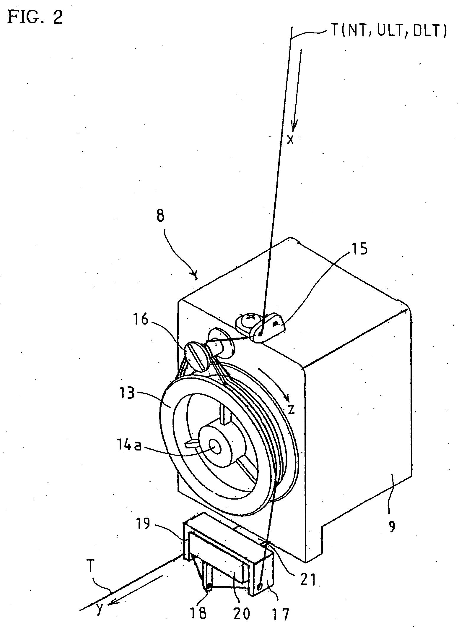 Thread supplying device of sewing machine