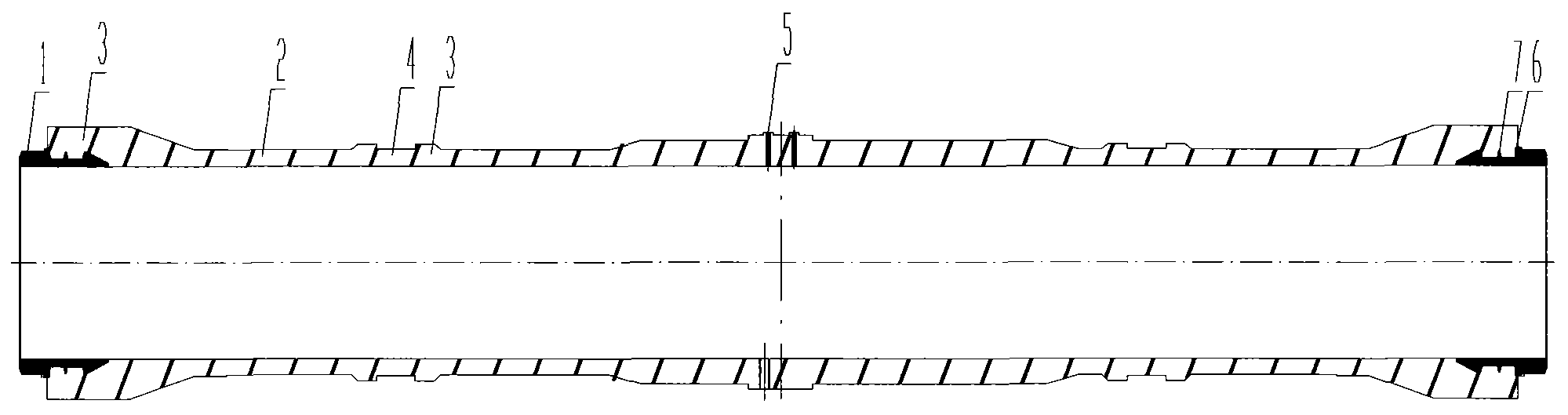 Manufacture method for composite-material launch canister of high-altitude fire-extinguishing rocket