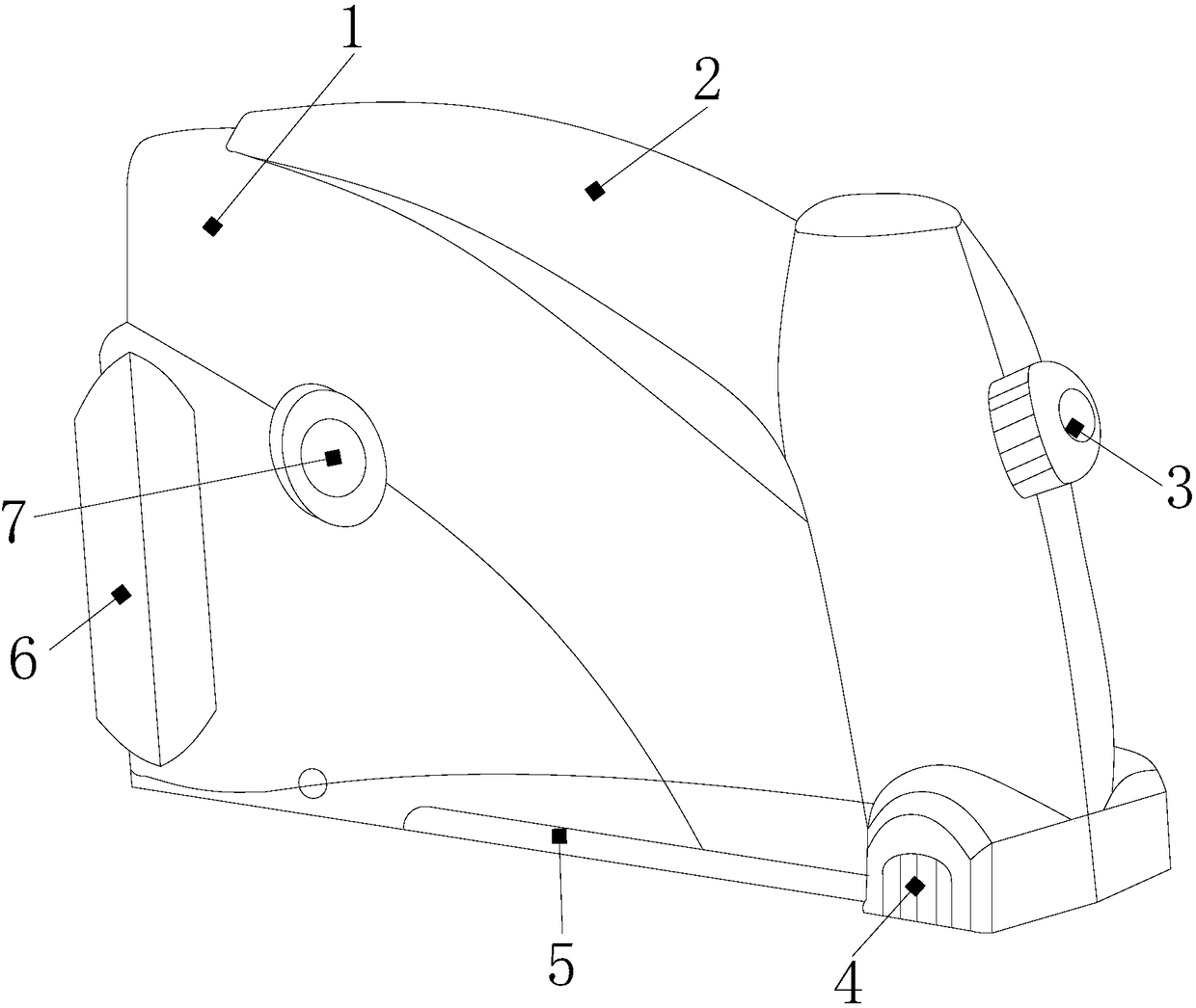 New energy power device for gardening mower