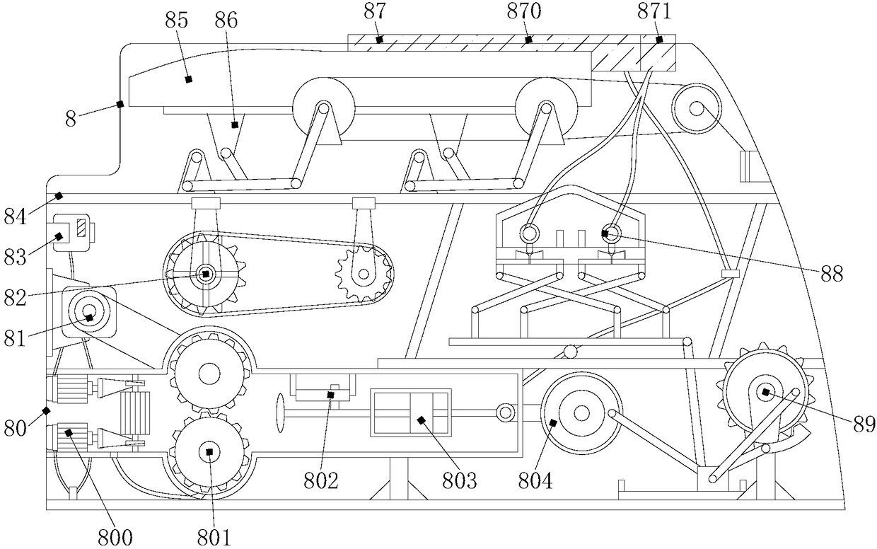 New energy power device for gardening mower