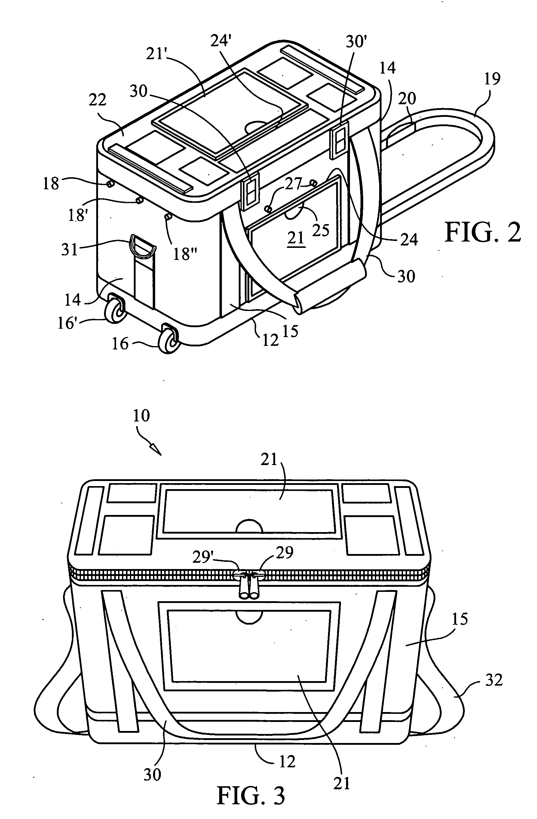 Container for transporting blood and blood products