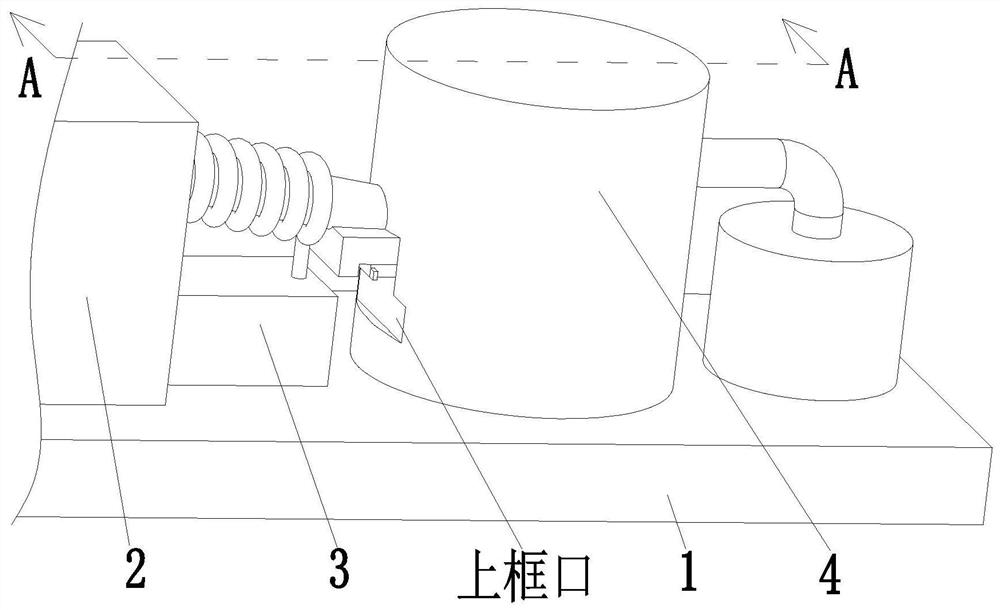 A vocs waste gas treatment system and treatment method