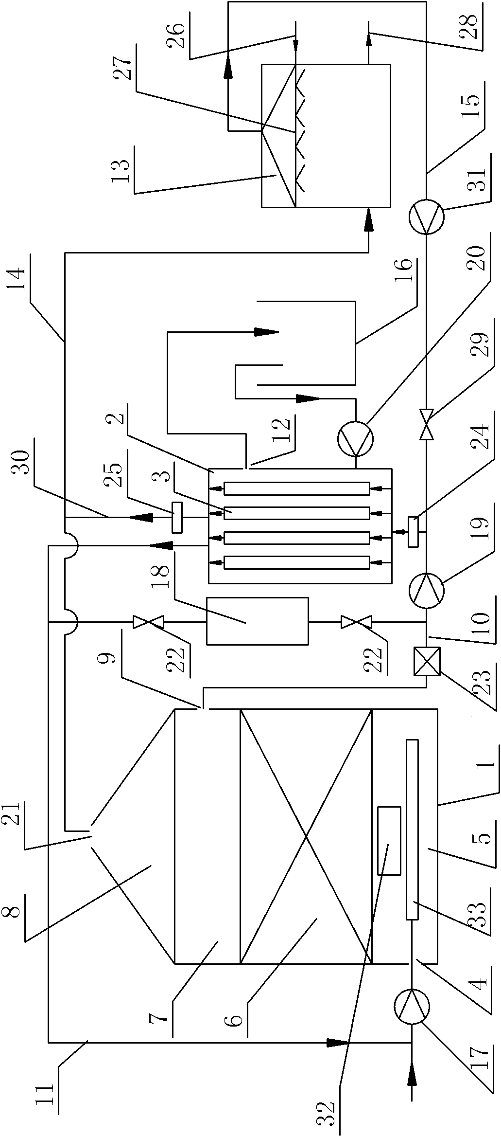 External anaerobic membrane bioreactor and waste water purification technology thereof