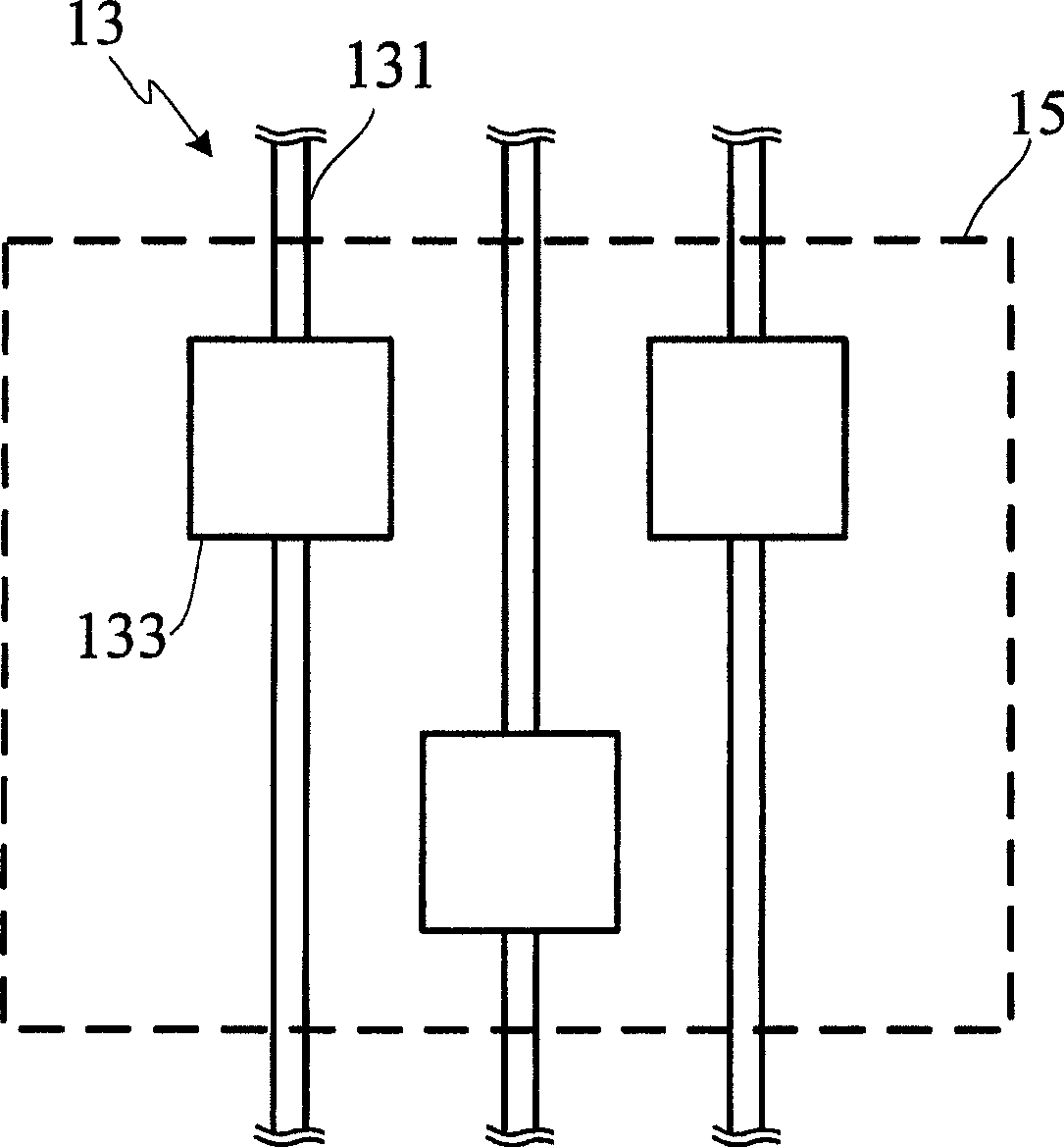 Wiring structure for coupling chip