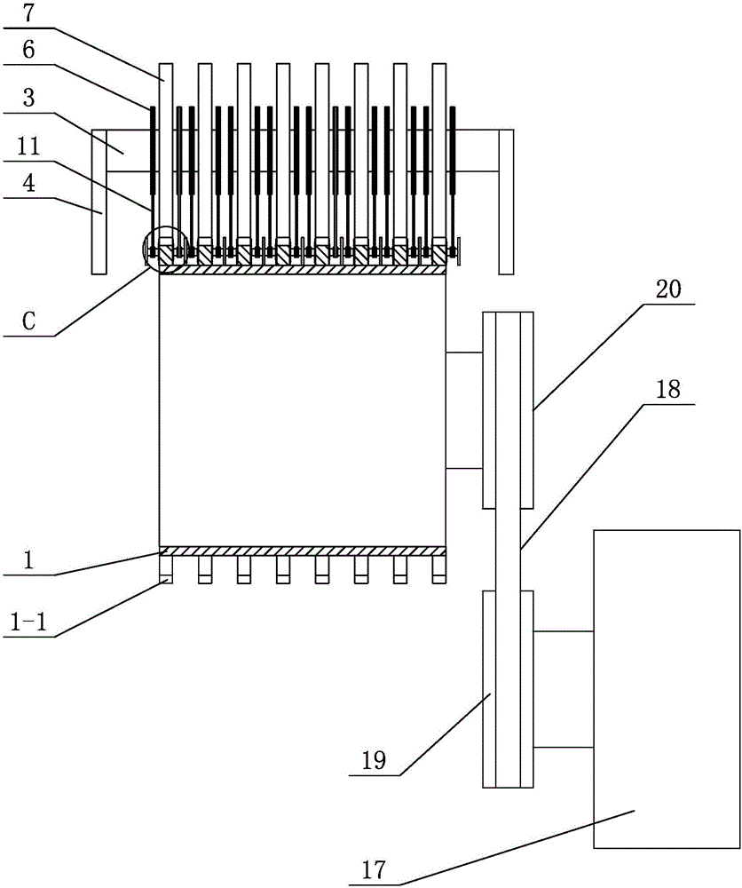 Rice germ cutting device