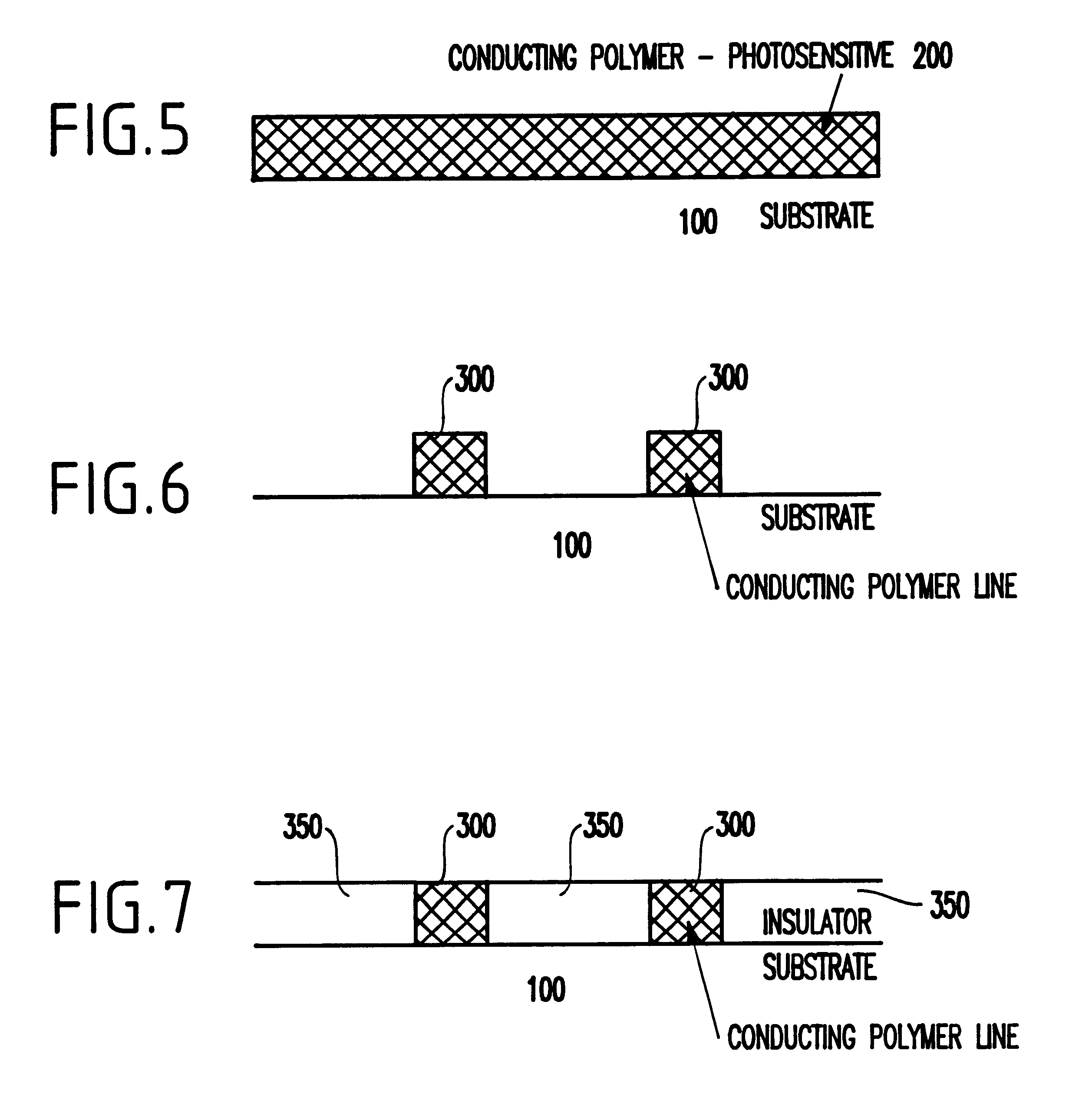 Patterning microelectronic features without using photoresists