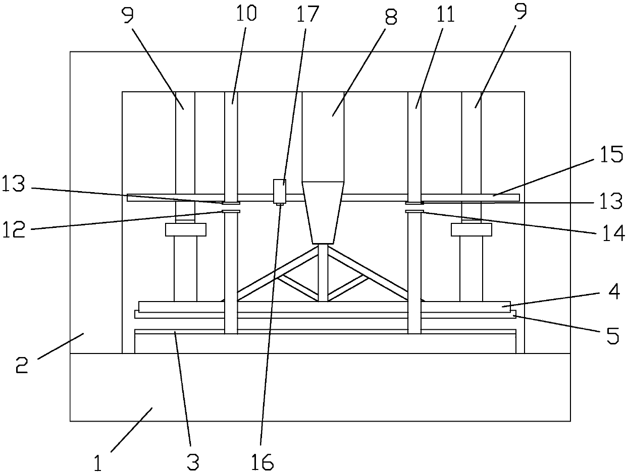 Quick bending and cutting device for metal sheet