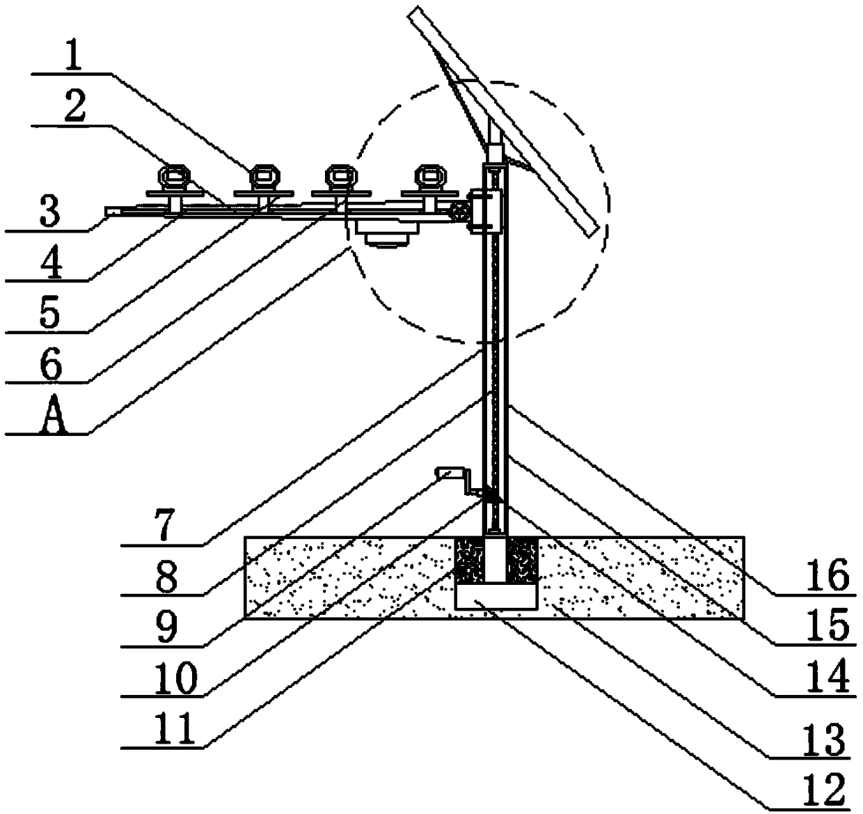 Energy-saving monitoring device for LED street lamp