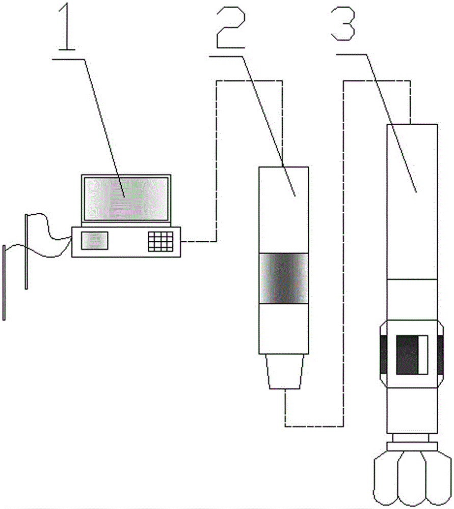 Electromagnetic-wave two-way-transmission rotary guiding system