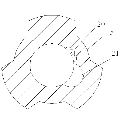 Layered pressure control combined drainage-production device for double coal-beds prone to dust and sand spraying