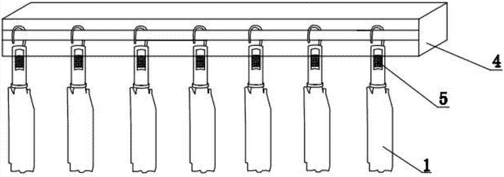 Portable shared umbrella system