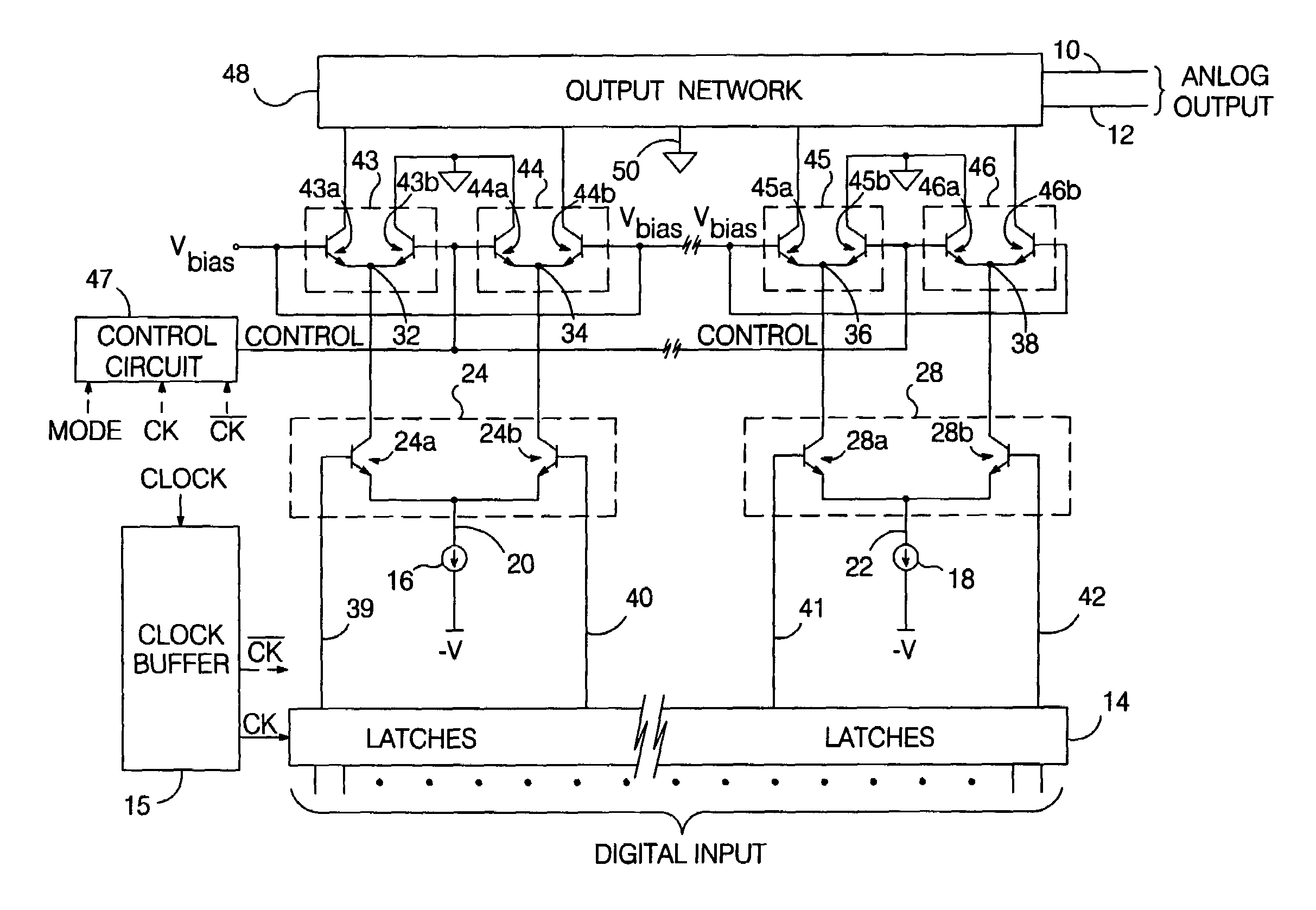 Return-to-zero current switching digital-to-analog converter