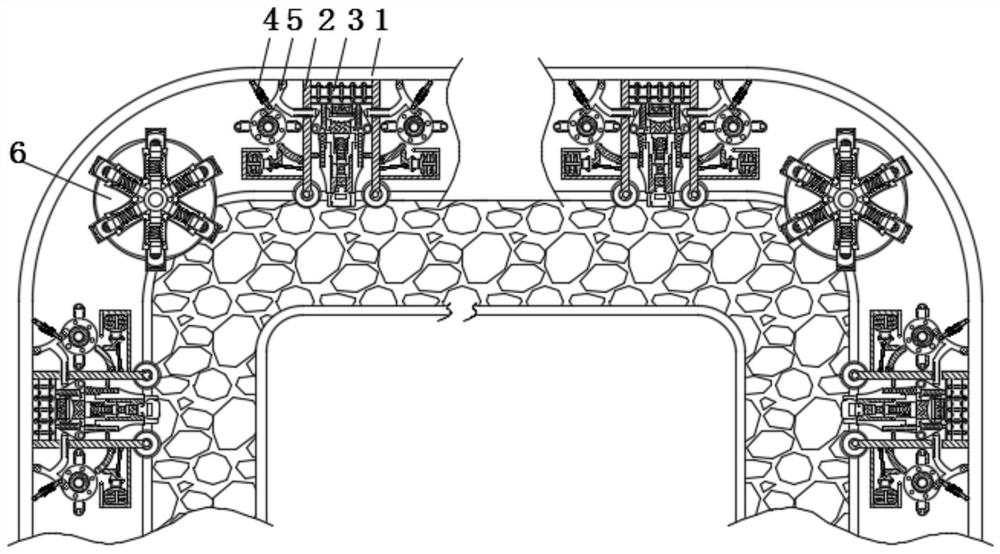 Anti-stacking auxiliary equipment for express sorting in electronic commerce