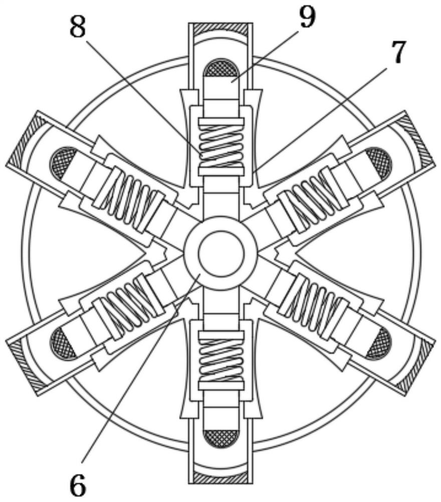 Anti-stacking auxiliary equipment for express sorting in electronic commerce