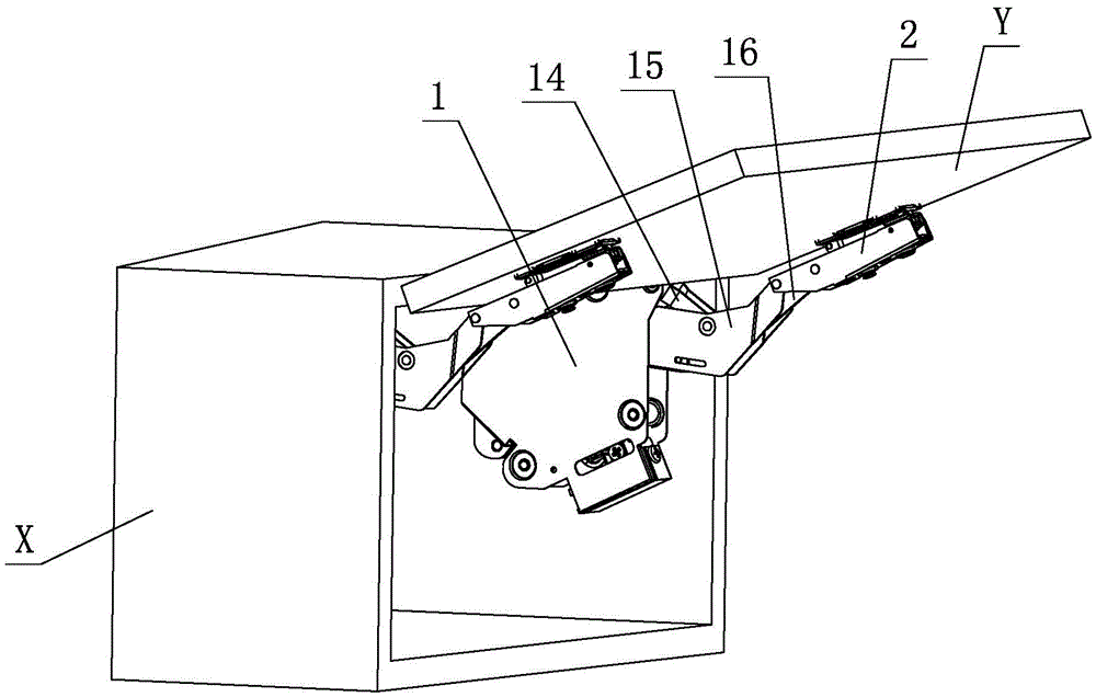 Acting force regulating mechanism of furniture upturning device